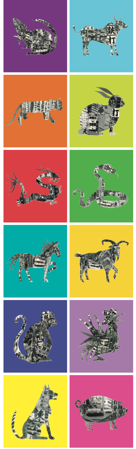 The Zodiac Family - Colour