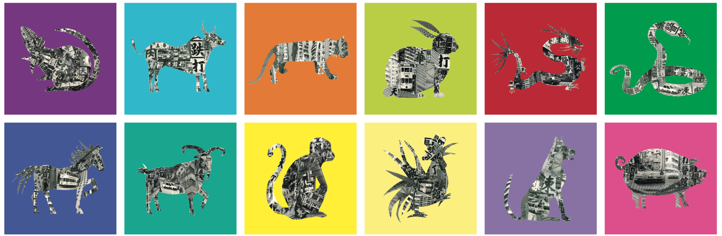 The Zodiac Family - Colour