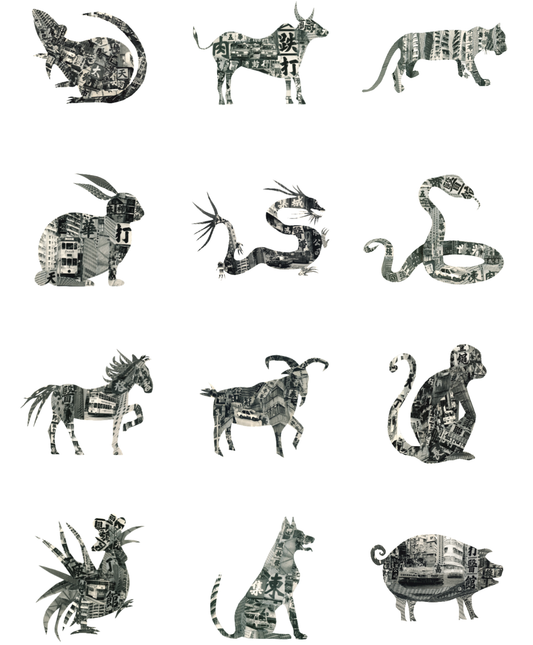 The Zodiac Family - B&W