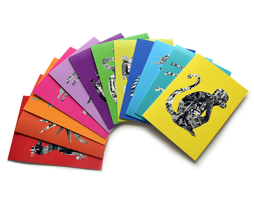 Card: Rooster In Hong Kong