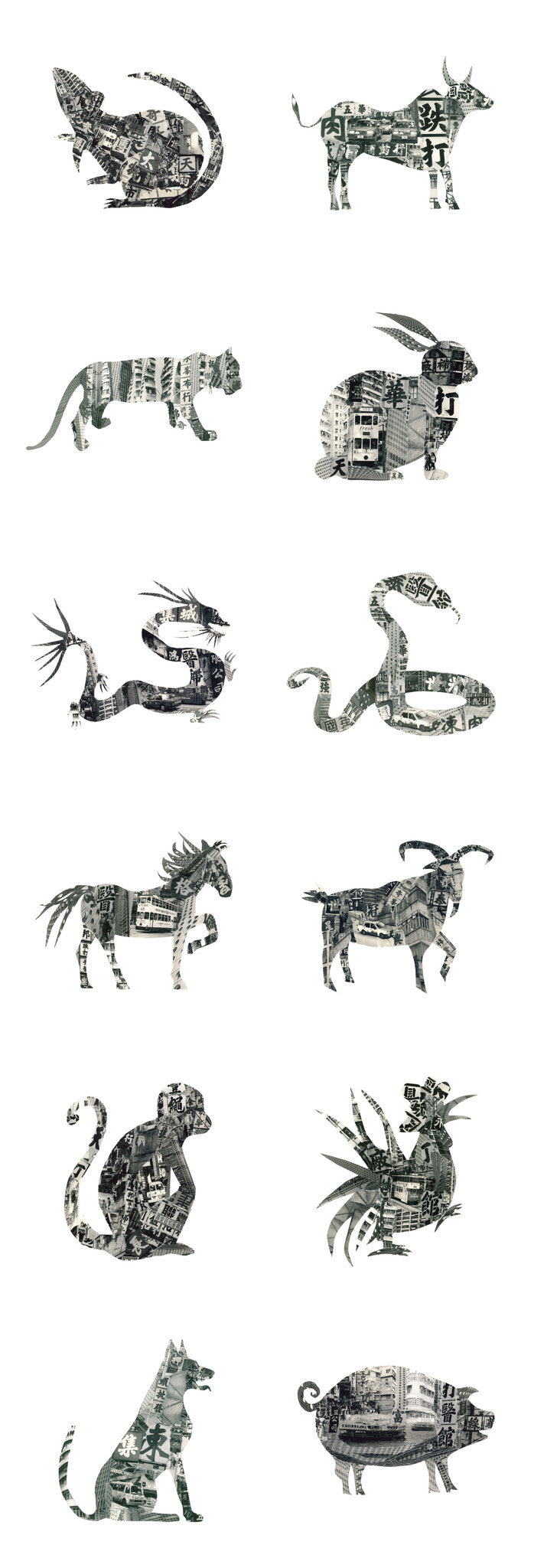 The Zodiac Family - B&W