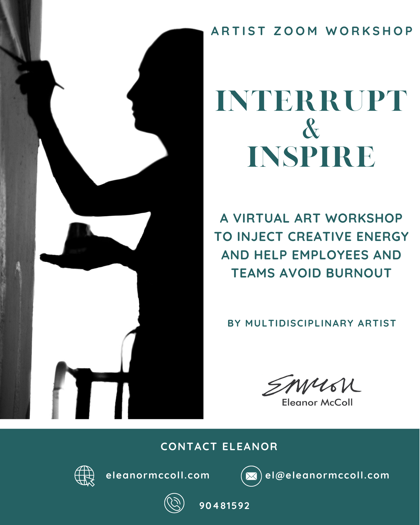 Corporates - Interrupt & Inspire Virtual Art Workshops