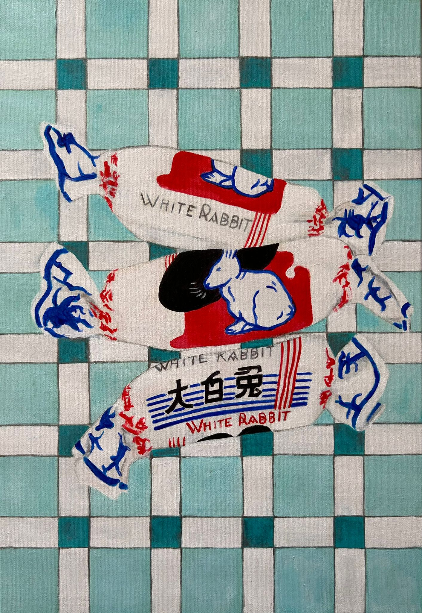 White Rabbit Sweet Drawing White Rabbit Candy Drawing