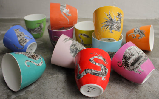 Zodiac Teacups - Please order directly from Faux.
