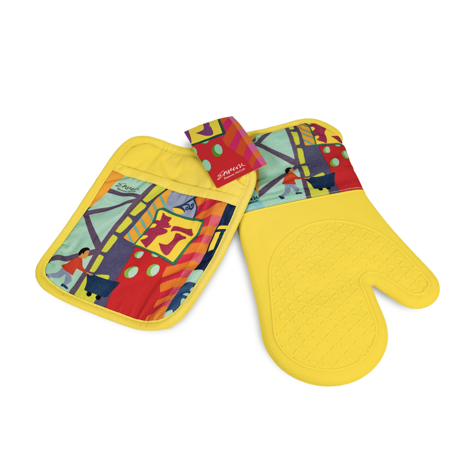 SKL Home Woodland Winter 2 Piece Oven Mitt & Pot Holder Set