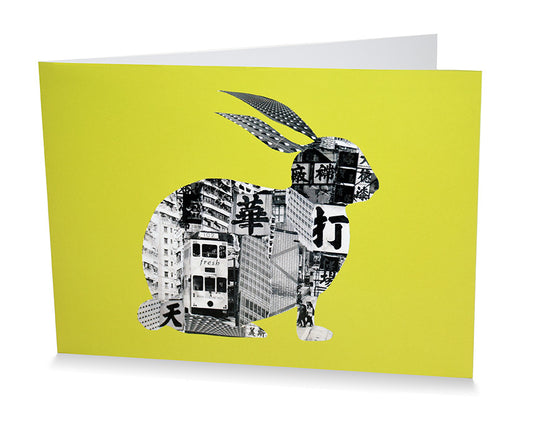 Card: Rabbit In Hong Kong